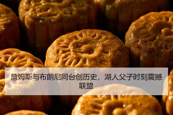 詹姆斯与布朗尼同台创历史，湖人父子时刻震撼联盟