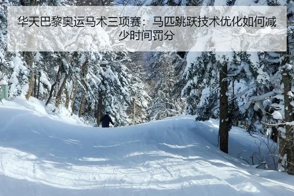 华天巴黎奥运马术三项赛：马匹跳跃技术优化如何减少时间罚分